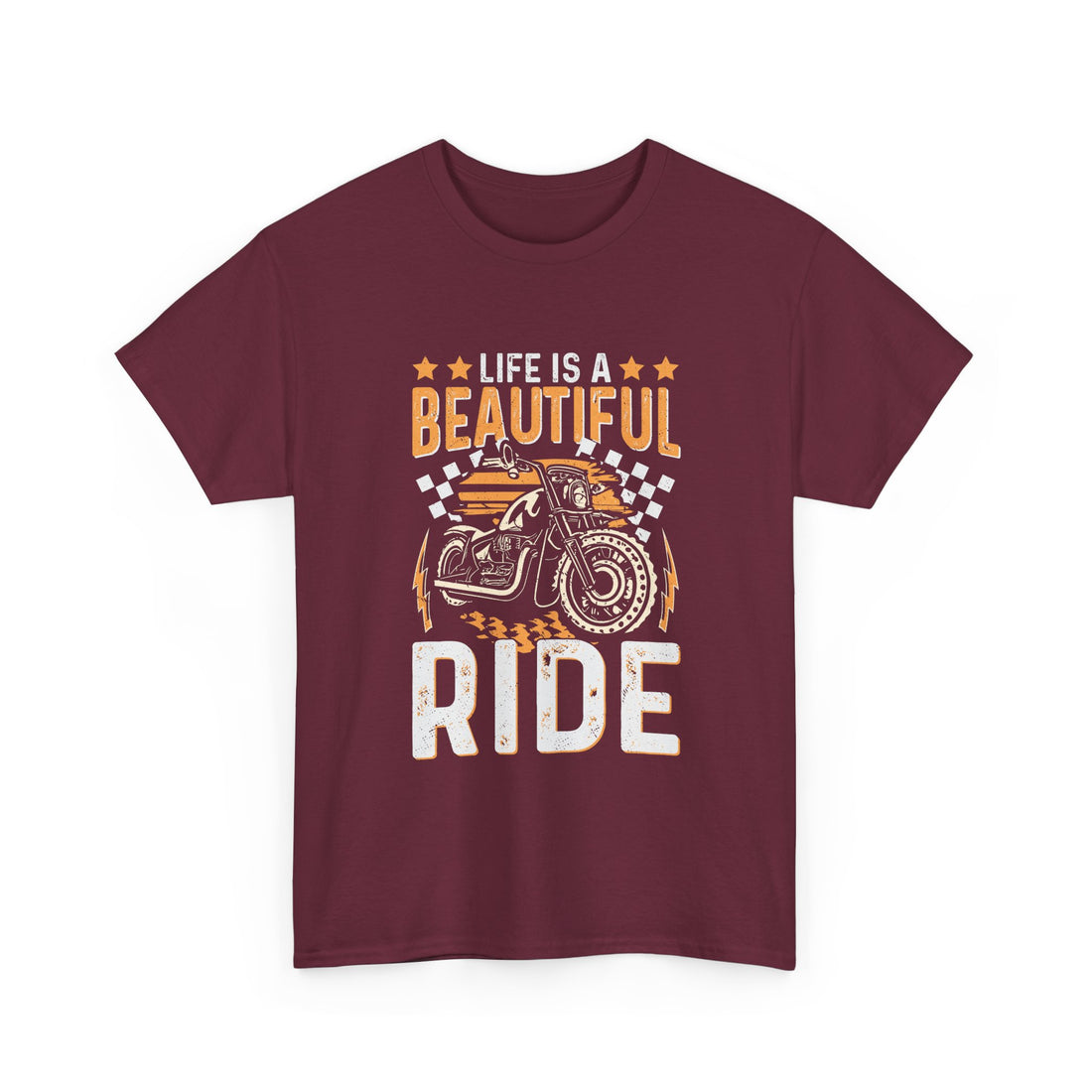 Life Is Beautiful Ride T-Shirt - Graphic T-Shirt from Tee Utopia