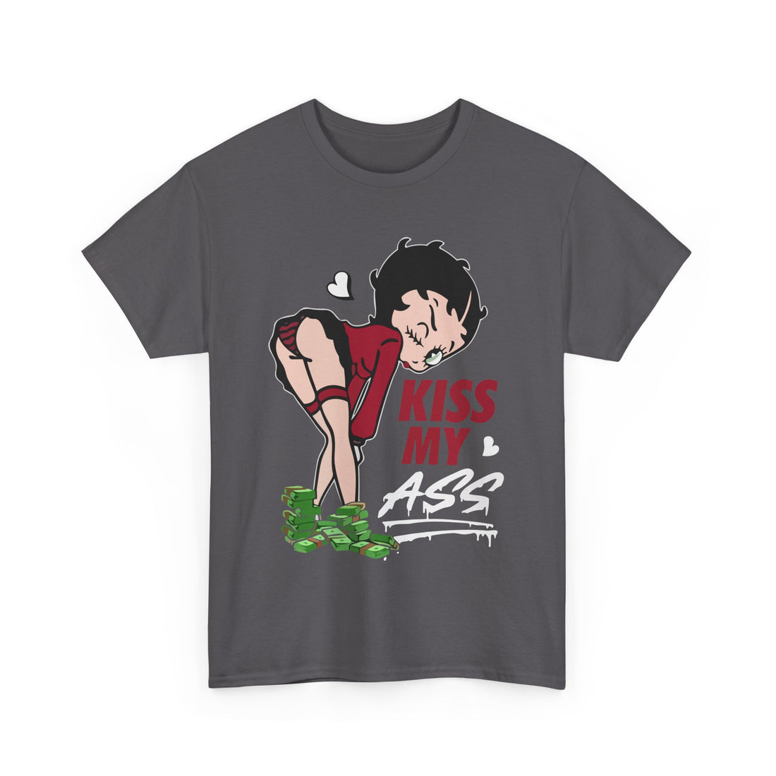 Kiss My Ass T-Shirt - Graphic T-Shirt from Tee Utopia