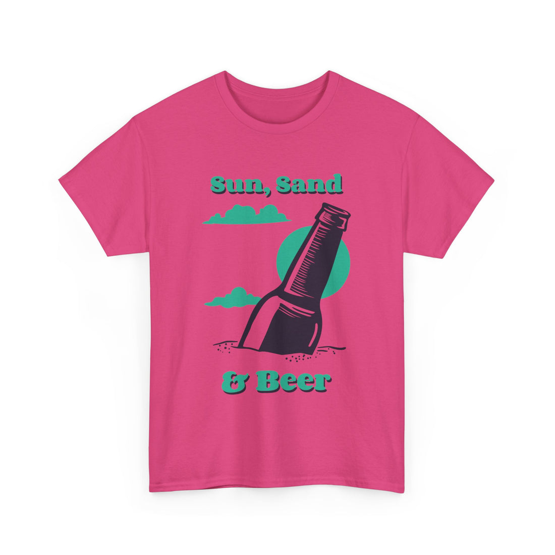 Sun, Sand & Beer  T-Shirt - Graphic T-Shirt from Tee Utopia