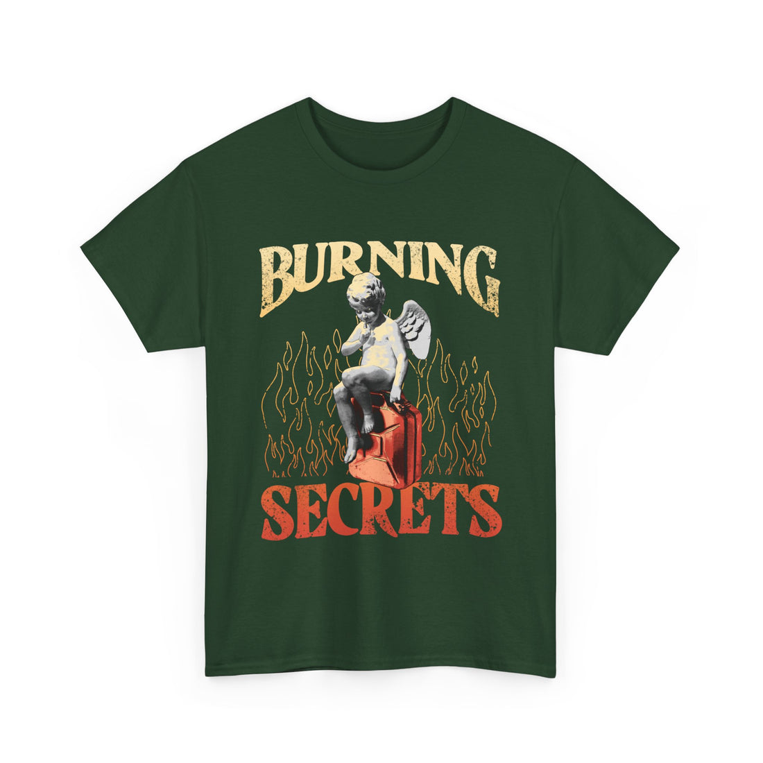 Burning Secrets T-Shirt - Graphic T-Shirt from Tee Utopia