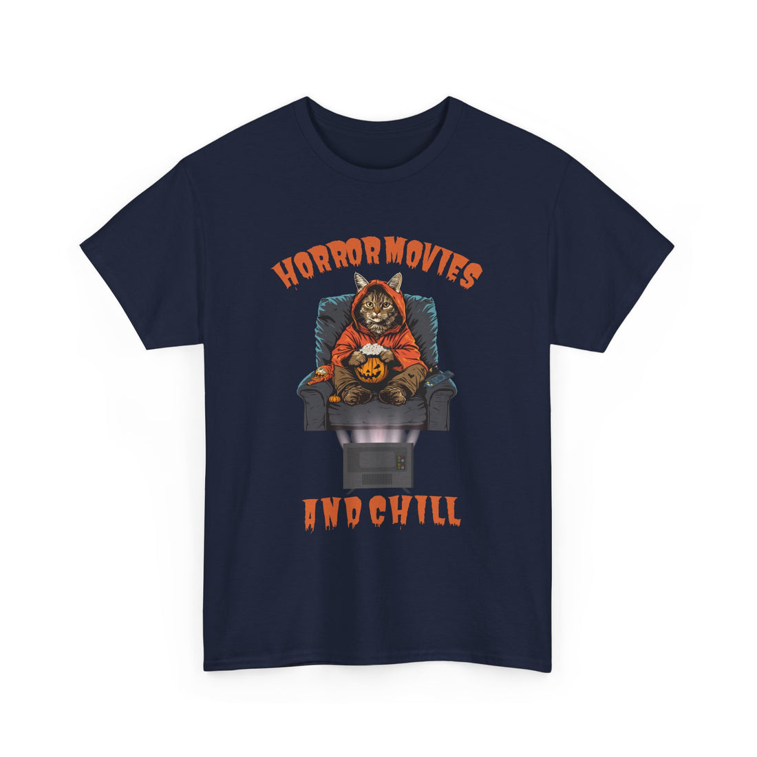 Horror Movies and Chill T-Shirt - Graphic T-Shirt from Tee Utopia