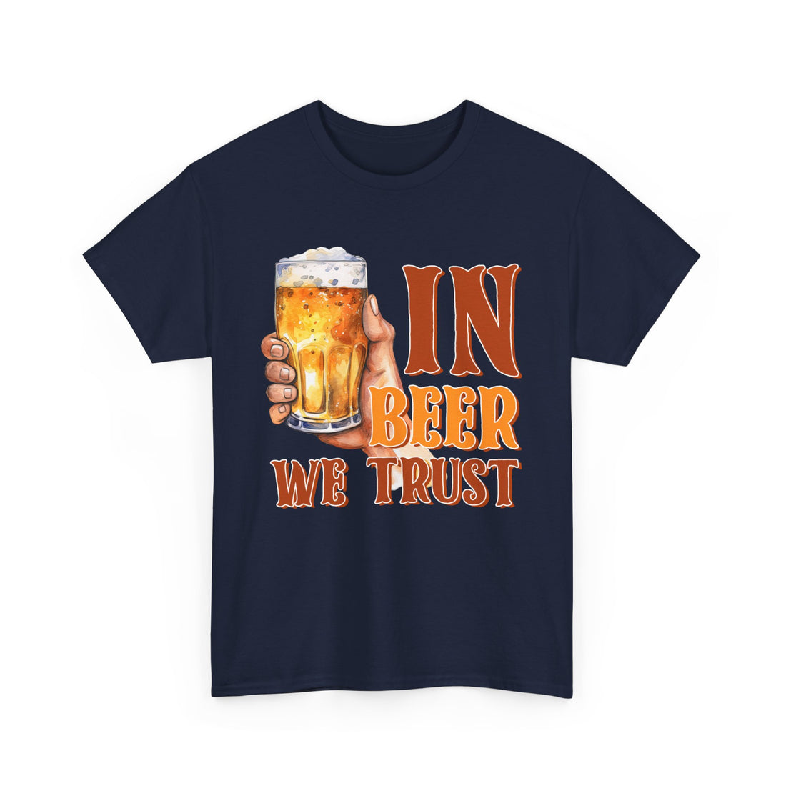 In Beer We Trust  T-Shirt - Graphic T-Shirt from Tee Utopia