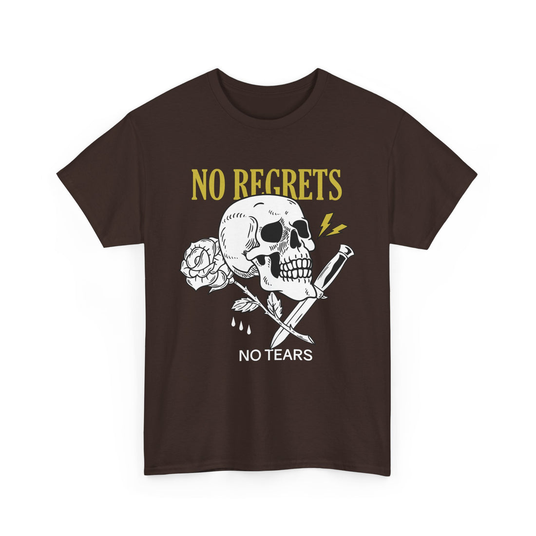 No Regrets T-Shirt - Graphic T-Shirt from Tee Utopia
