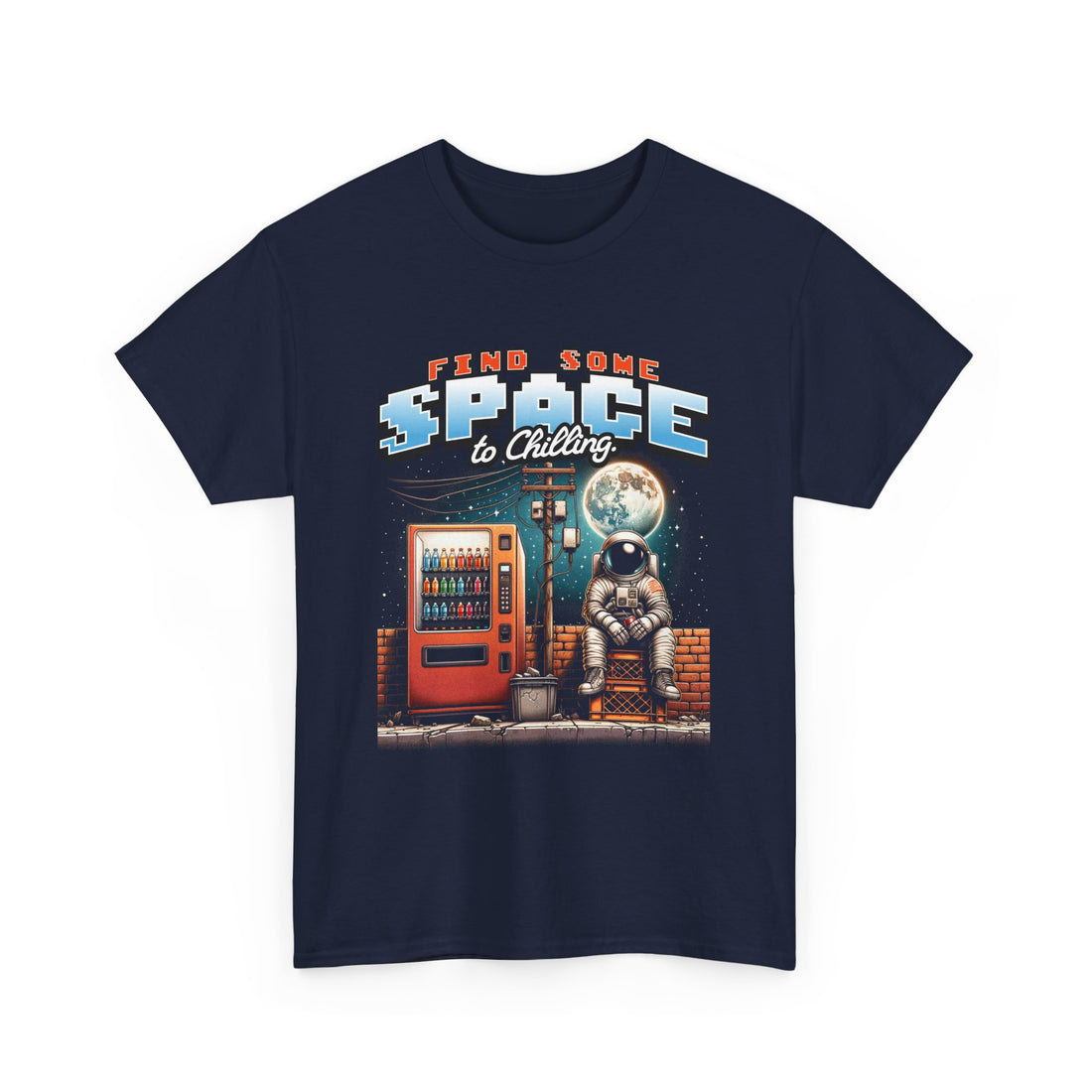 Find Some Space To Chilling T-Shirt - Graphic T-Shirt from Tee Utopia