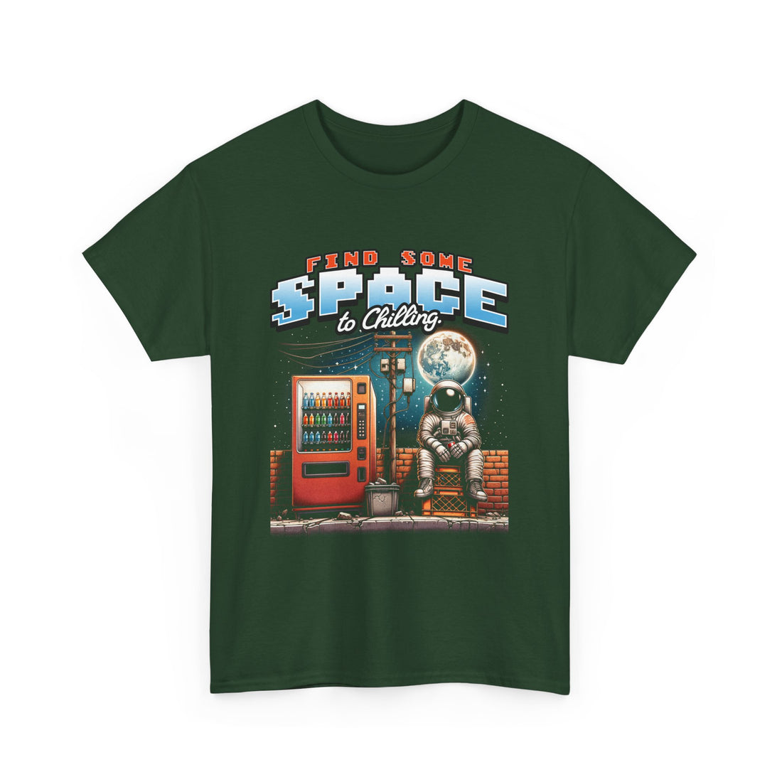 Find Some Space To Chilling T-Shirt - Graphic T-Shirt from Tee Utopia