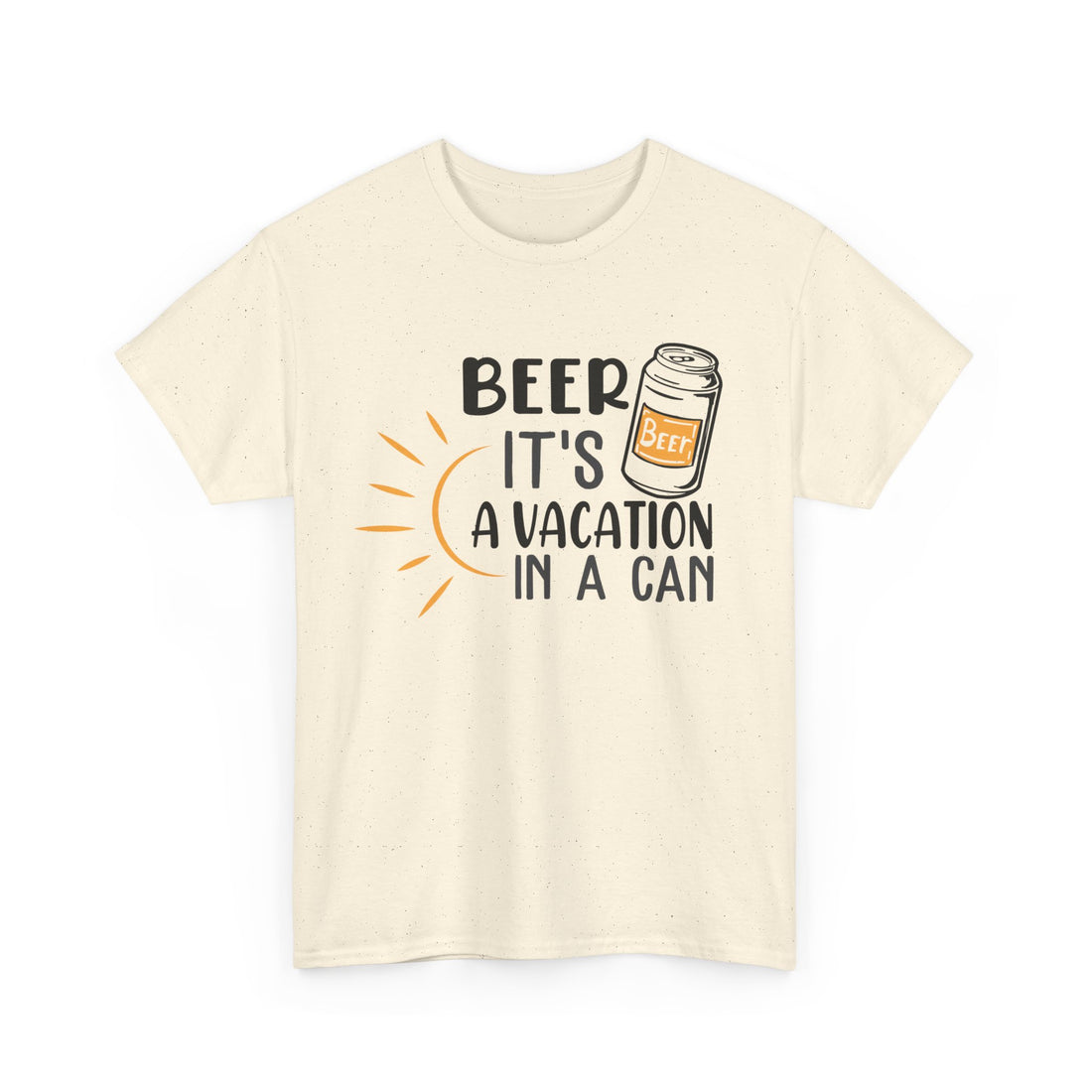 Beer A Vacation In a Can  T-Shirt - Graphic T-Shirt from Tee Utopia