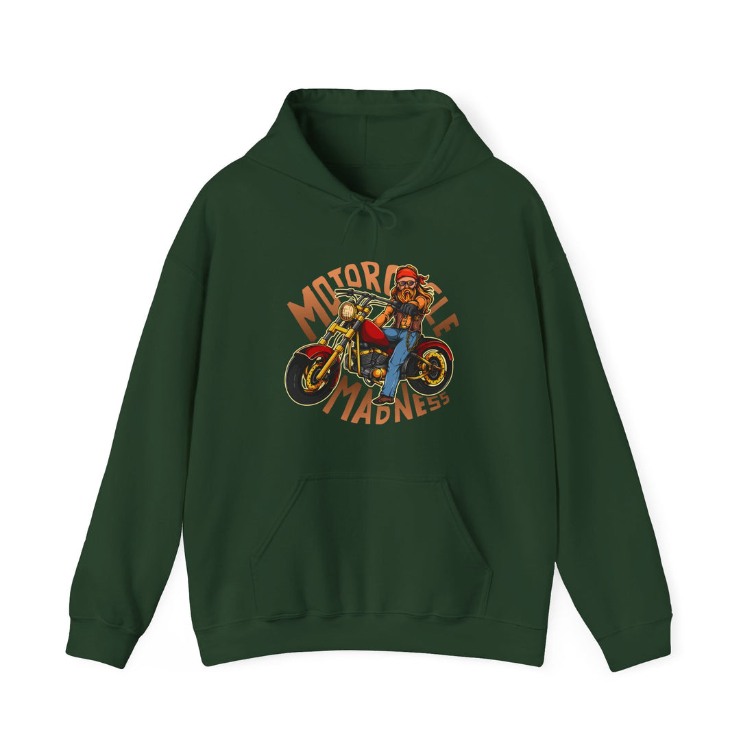Motorcycle Madness Hoodie - Graphic Hoodie from Tee Utopia