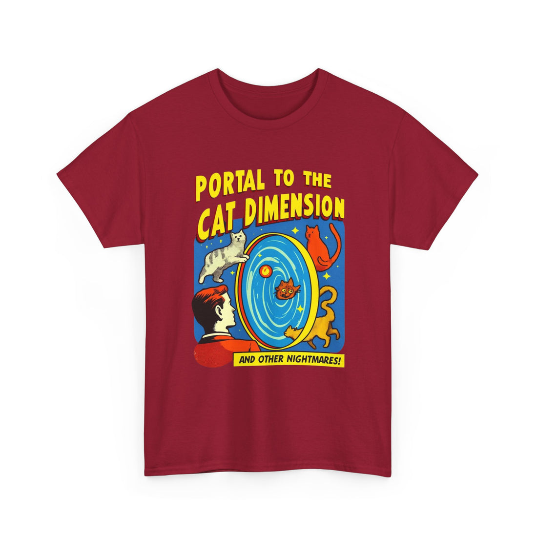 Portal To The Cat Dimension T-Shirt - Graphic T-Shirt from Tee Utopia