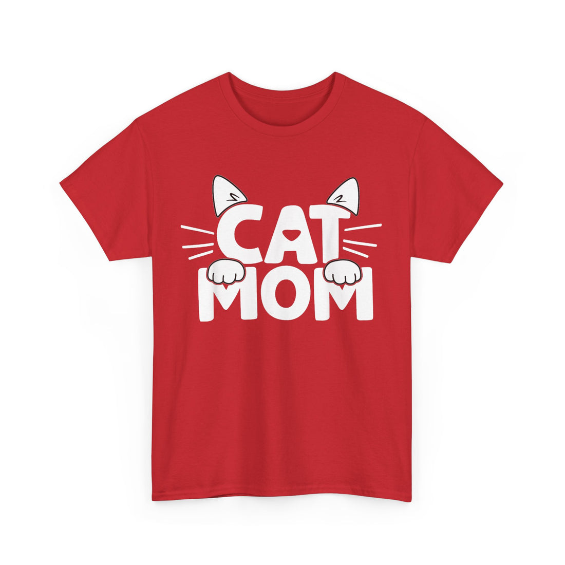 Cat Mom Whiskers T-Shirt - Graphic T-Shirt from Tee Utopia