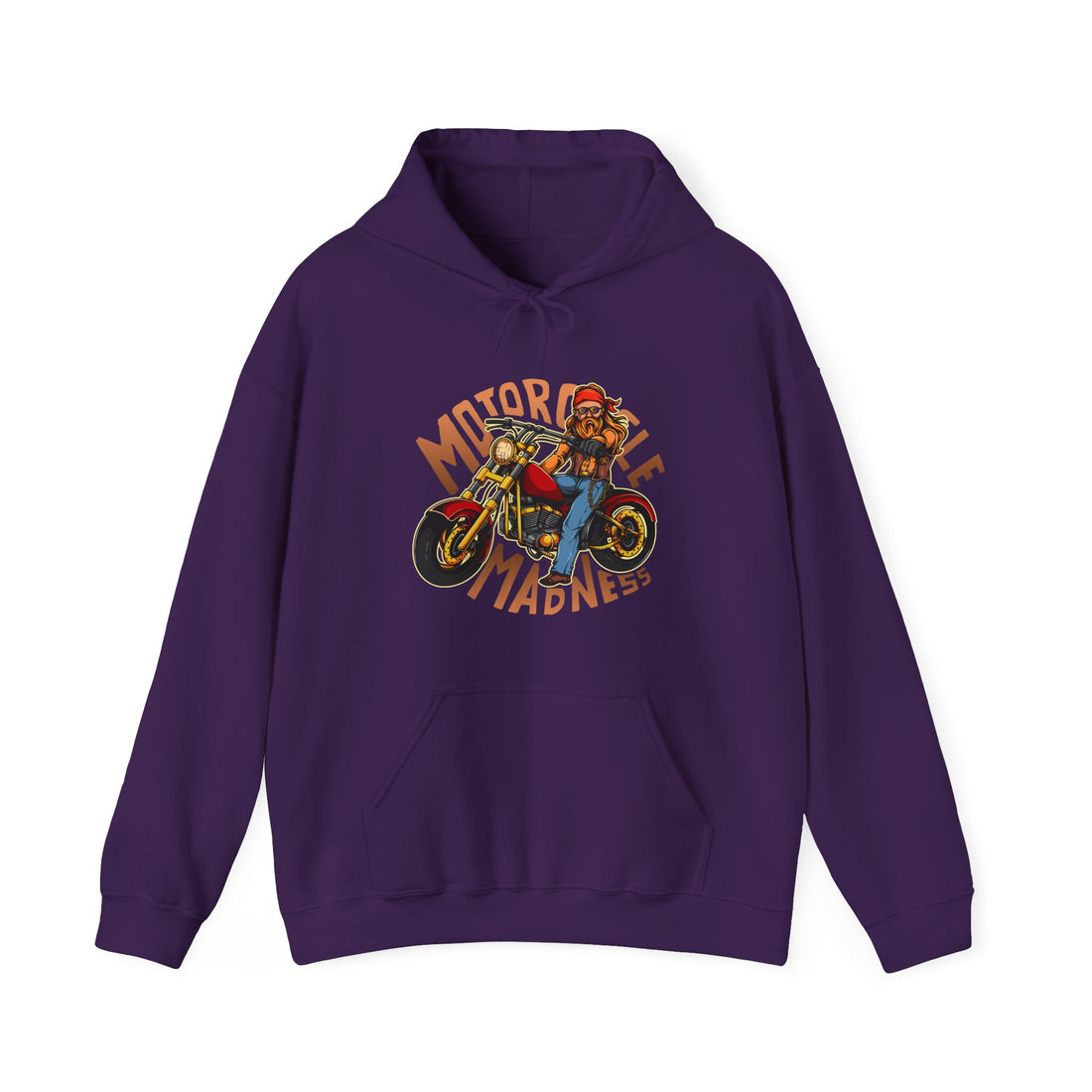 Motorcycle Madness Hoodie - Graphic Hoodie from Tee Utopia