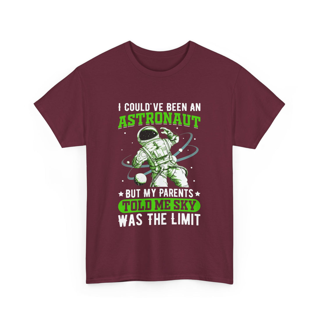 I Could Of Been An Astronaut  T-Shirt - Graphic T-Shirt from Tee Utopia