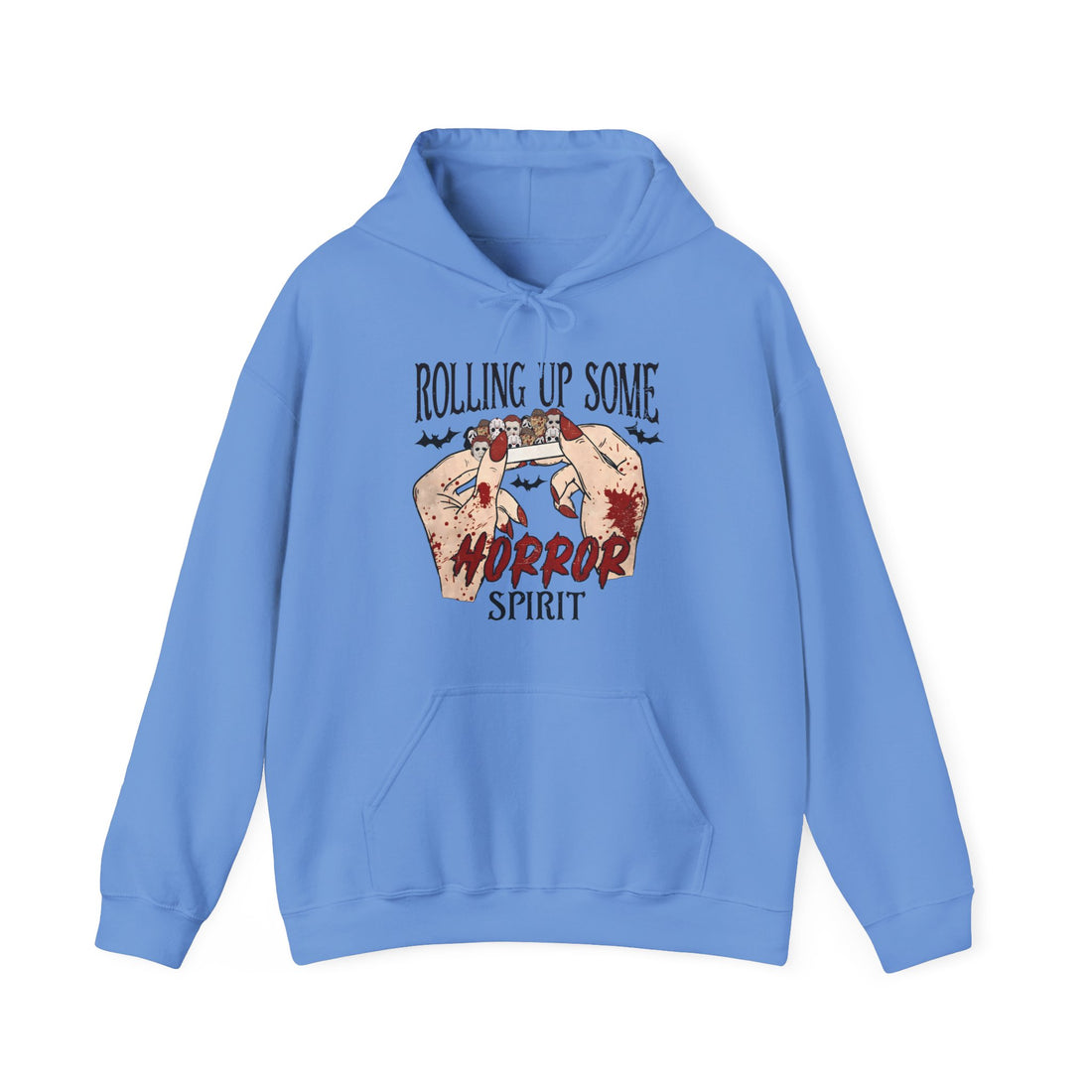 Rolling Up Horror Spirit Hoodie - Graphic Hoodie from Tee Utopia