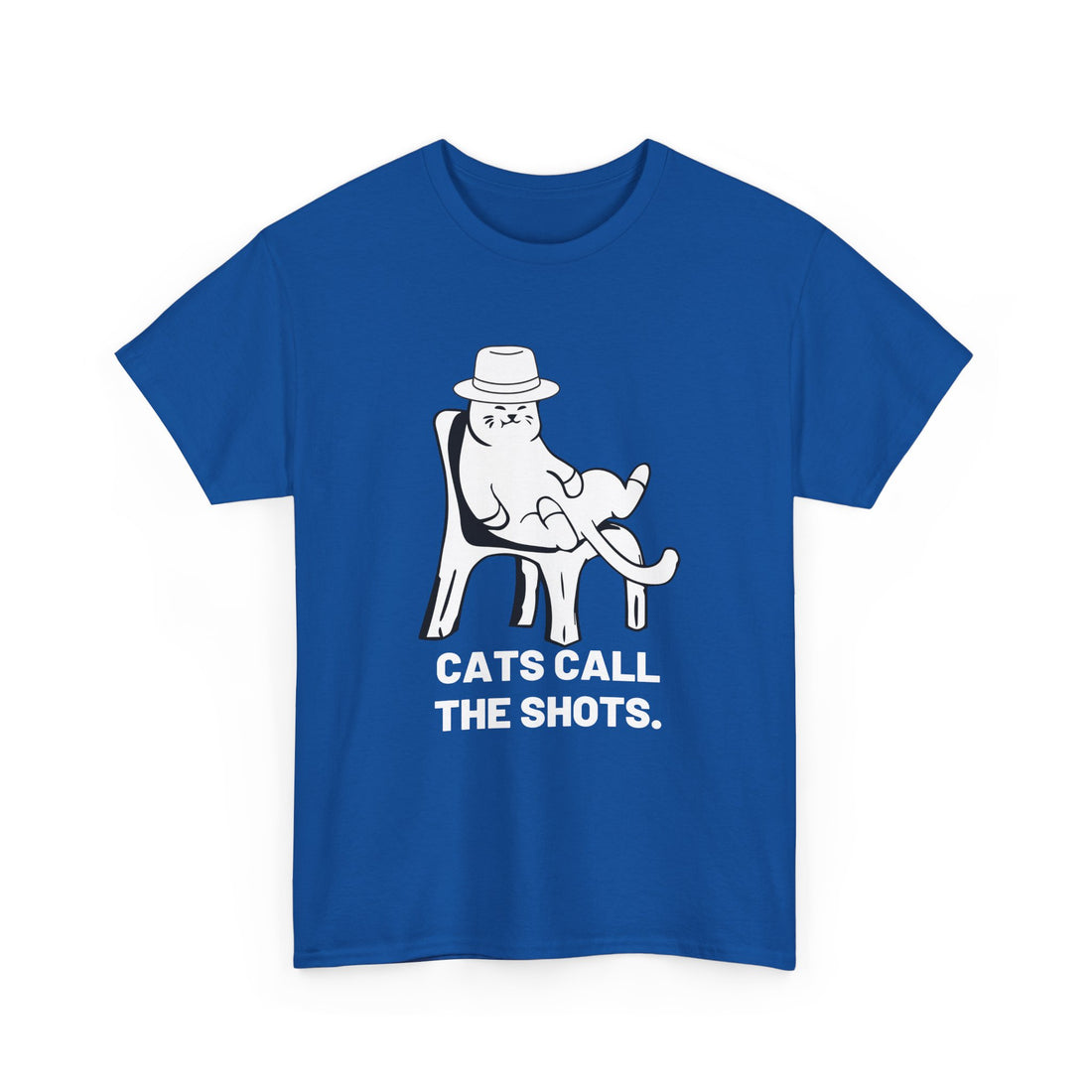 Cats Call The Shots. T-Shirt - Graphic T-Shirt from Tee Utopia
