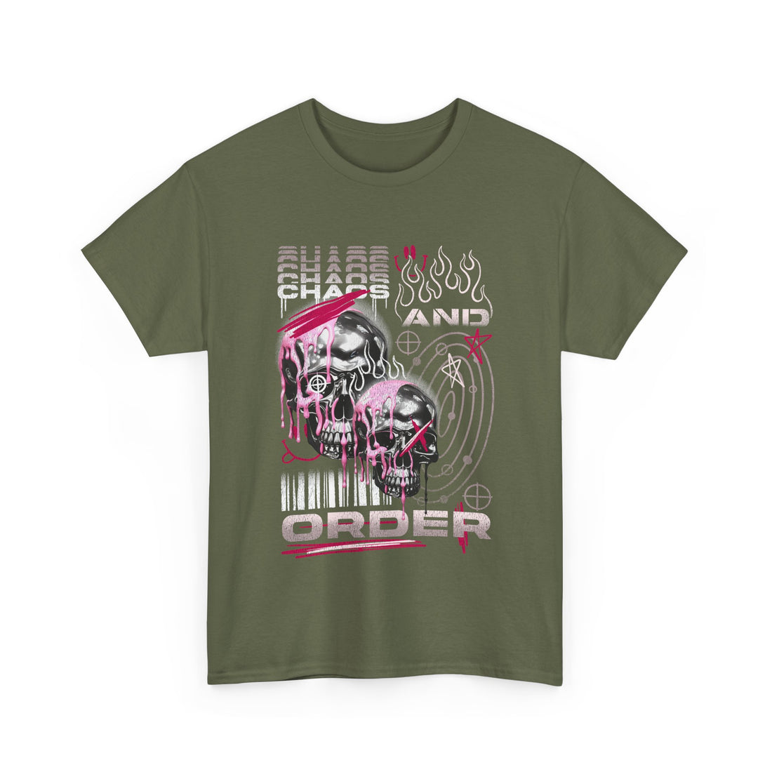Chaos And Order T-Shirt - Graphic T-Shirt from Tee Utopia
