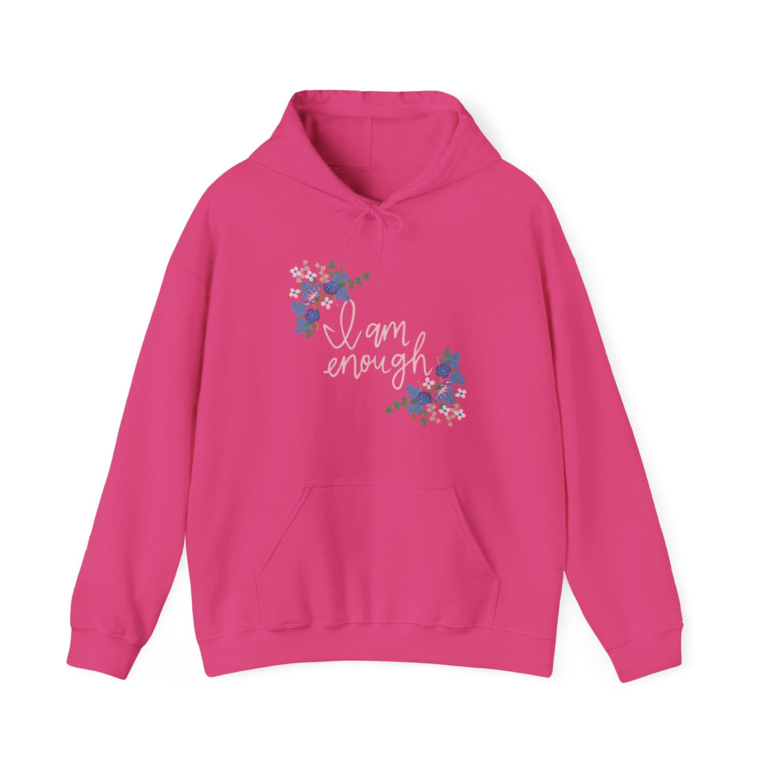 I Am Enough Hoodie - Graphic Hoodie from Tee Utopia