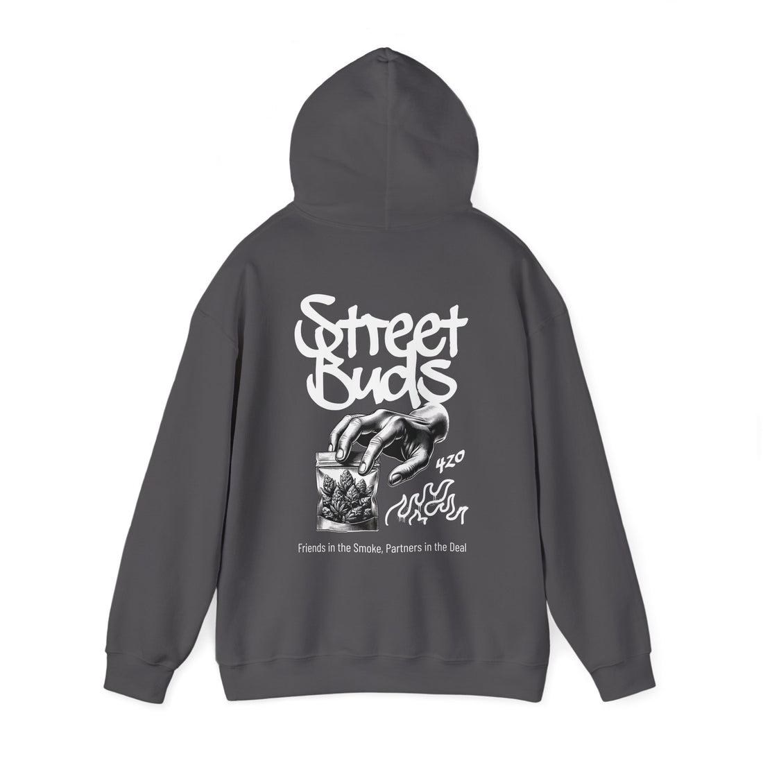 Street Buds Front and Back Hoodie
