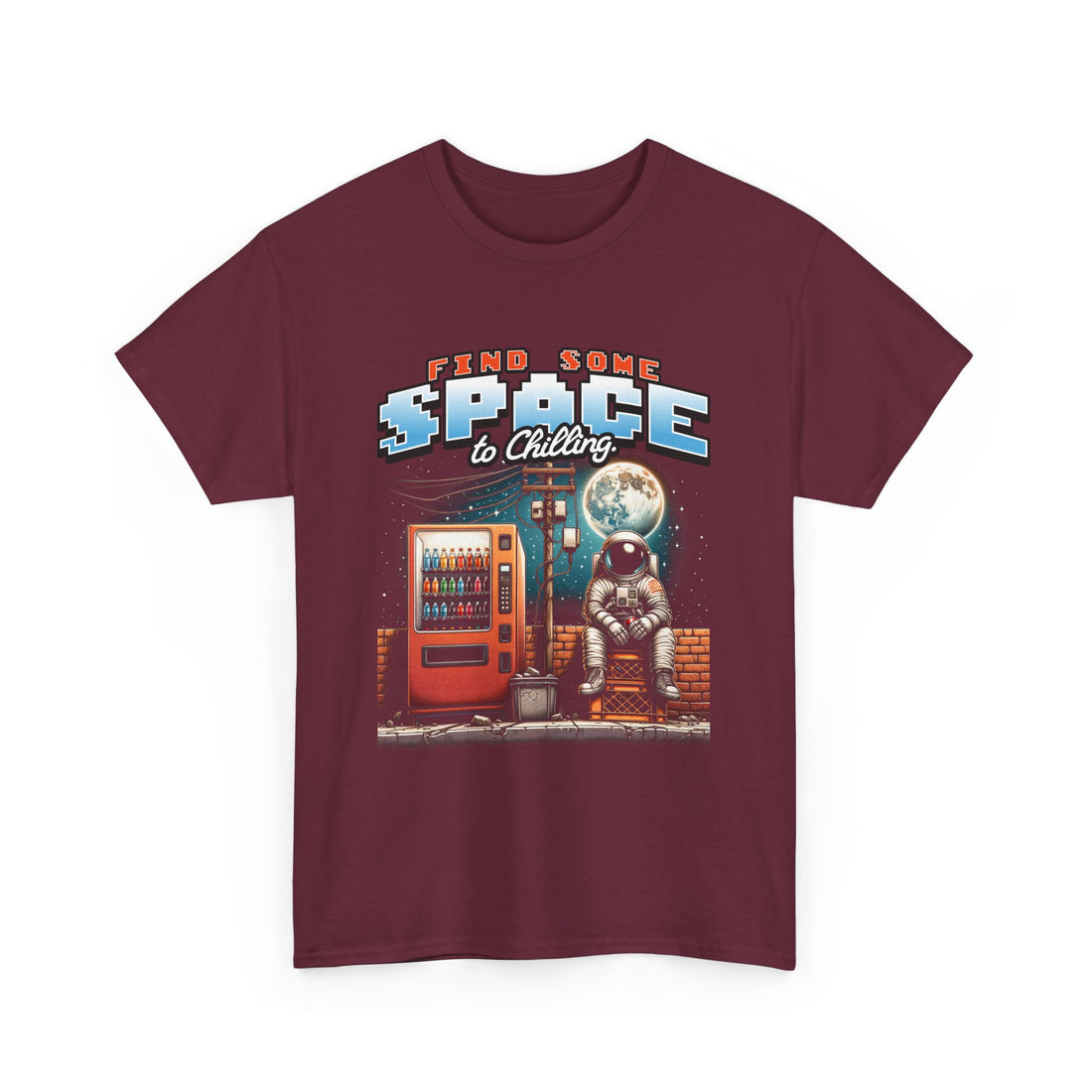 Find Some Space To Chilling T-Shirt - Graphic T-Shirt from Tee Utopia
