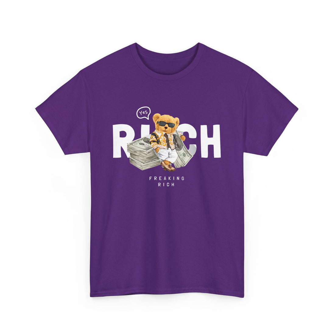 Freaking Rich T-Shirt - Graphic T-Shirt from Tee Utopia