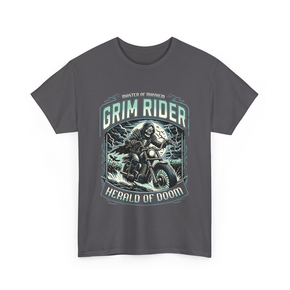 Grim Rider T-Shirt - Graphic T-Shirt from Tee Utopia