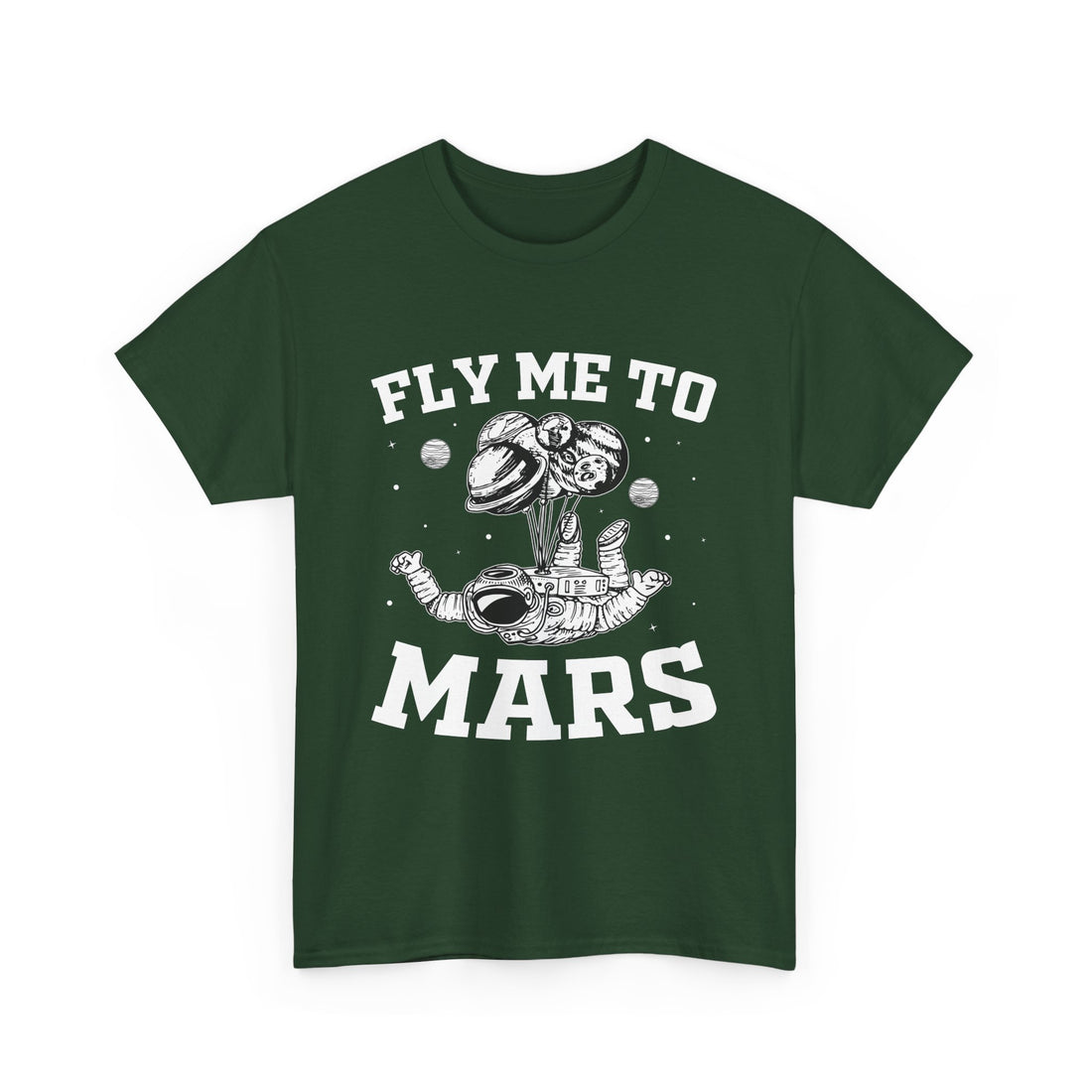 Fly Me To Mars  T-Shirt - Graphic T-Shirt from Tee Utopia