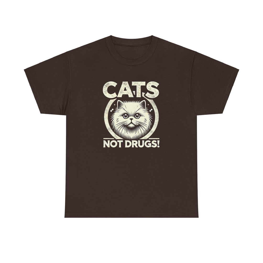 Cats Not Drugs T-Shirt - Graphic T-Shirt from Tee Utopia