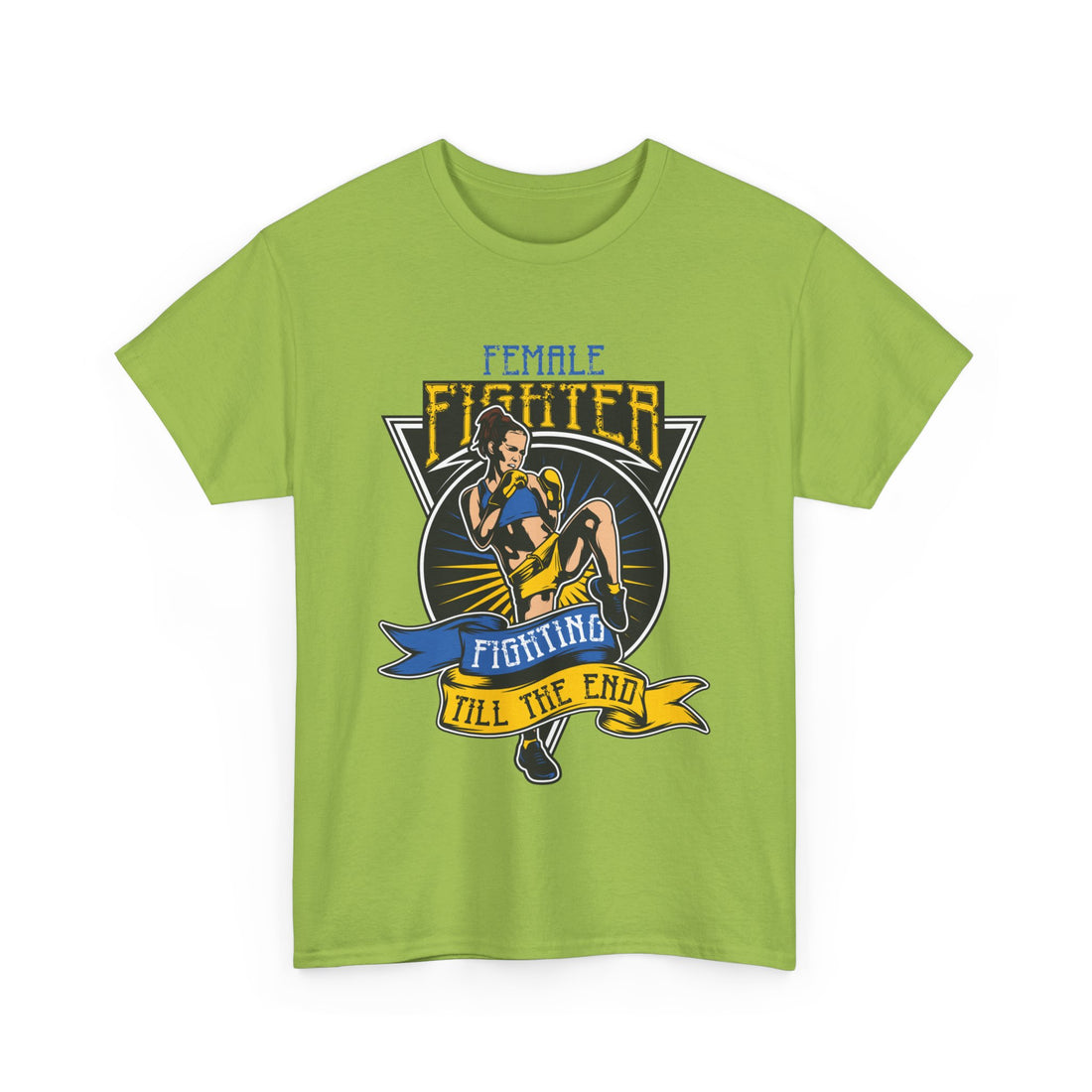 Female Fighter T-Shirt - Graphic T-Shirt from Tee Utopia