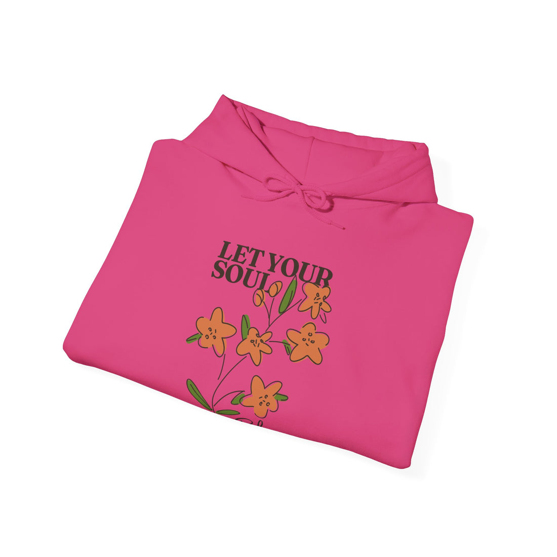 Let Your Soul Blossom Hoodie - Graphic Hoodie from Tee Utopia