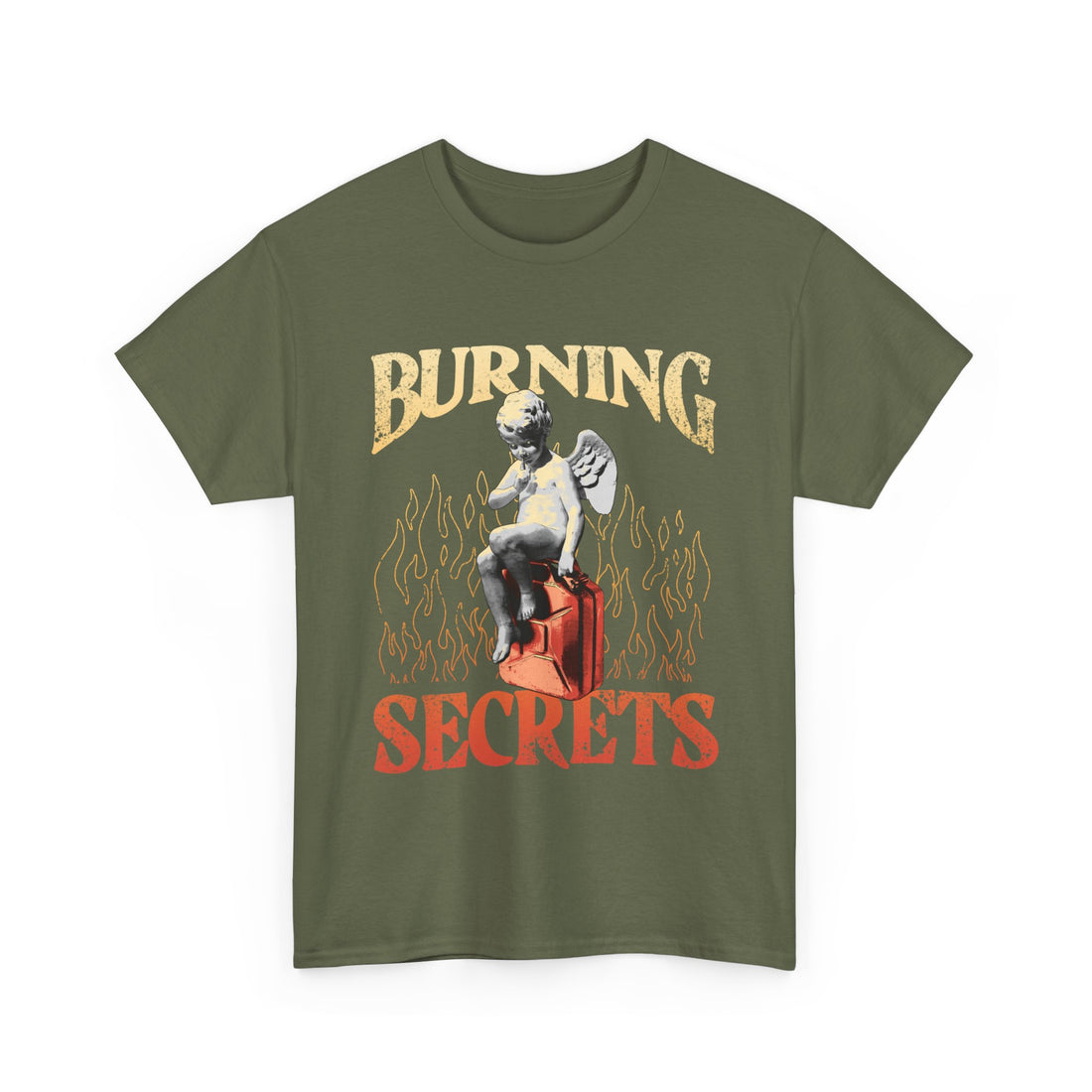 Burning Secrets T-Shirt - Graphic T-Shirt from Tee Utopia
