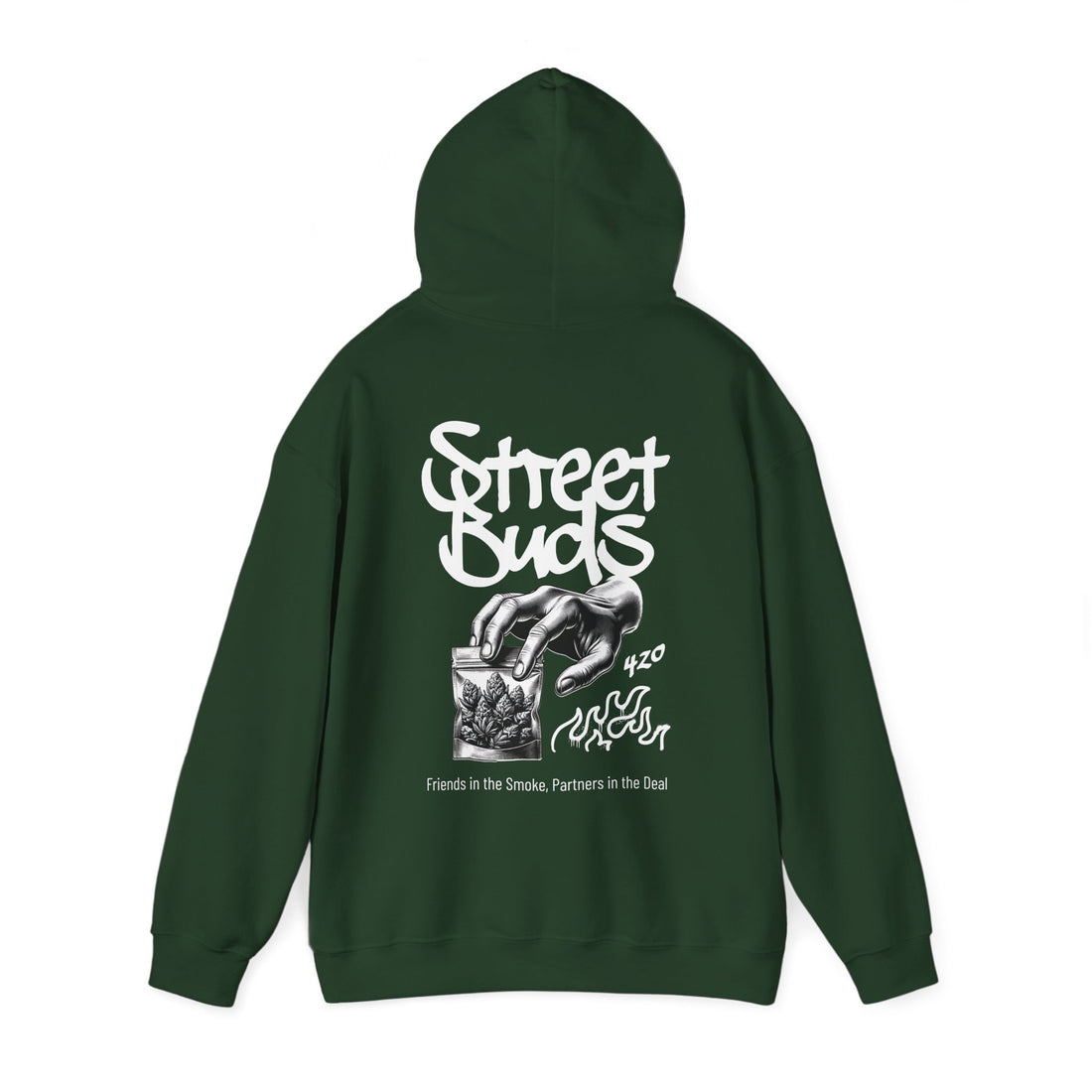 Street Buds Front and Back Hoodie