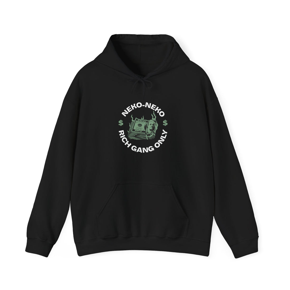 Neko Rich Gang Front and Back Hoodie