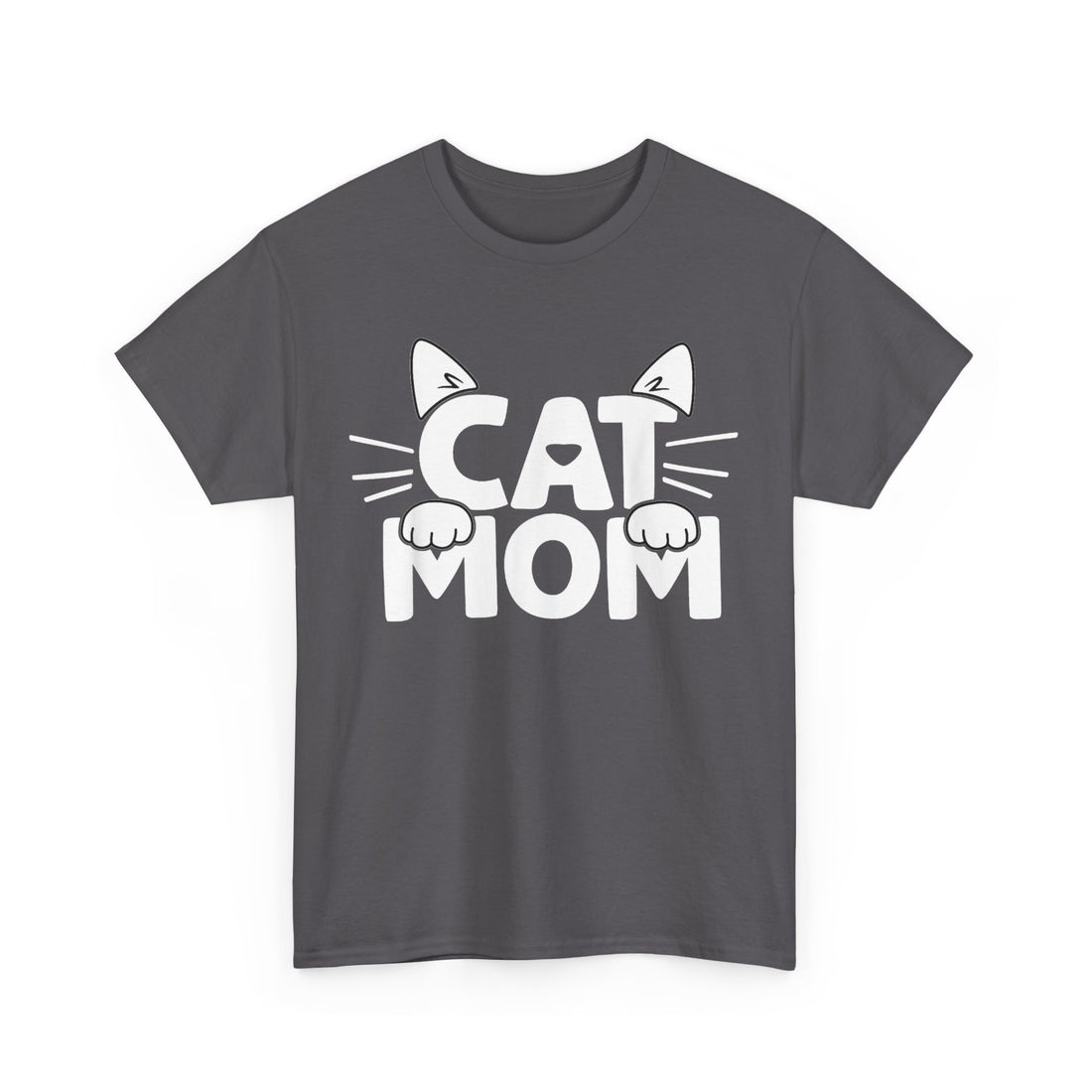 Cat Mom Whiskers T-Shirt - Graphic T-Shirt from Tee Utopia