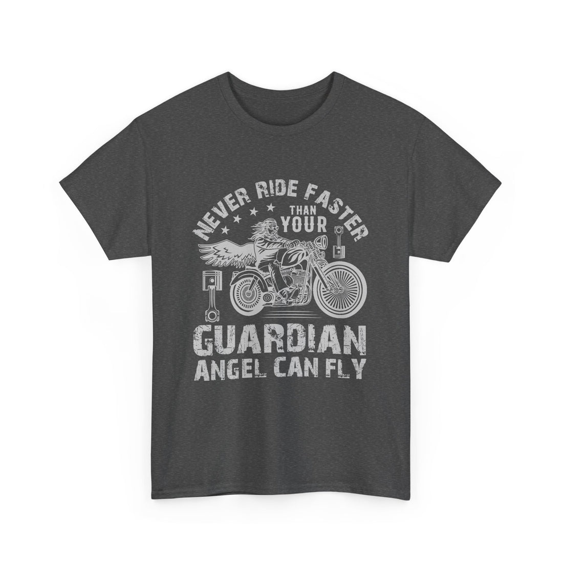 Never Ride Faster T-Shirt - Graphic T-Shirt from Tee Utopia