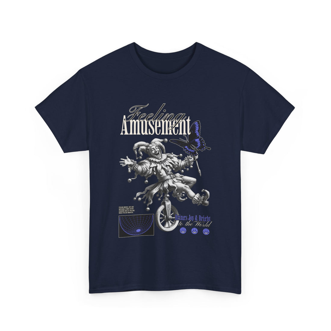 Feeling Amusement T-Shirt - Graphic T-Shirt from Tee Utopia