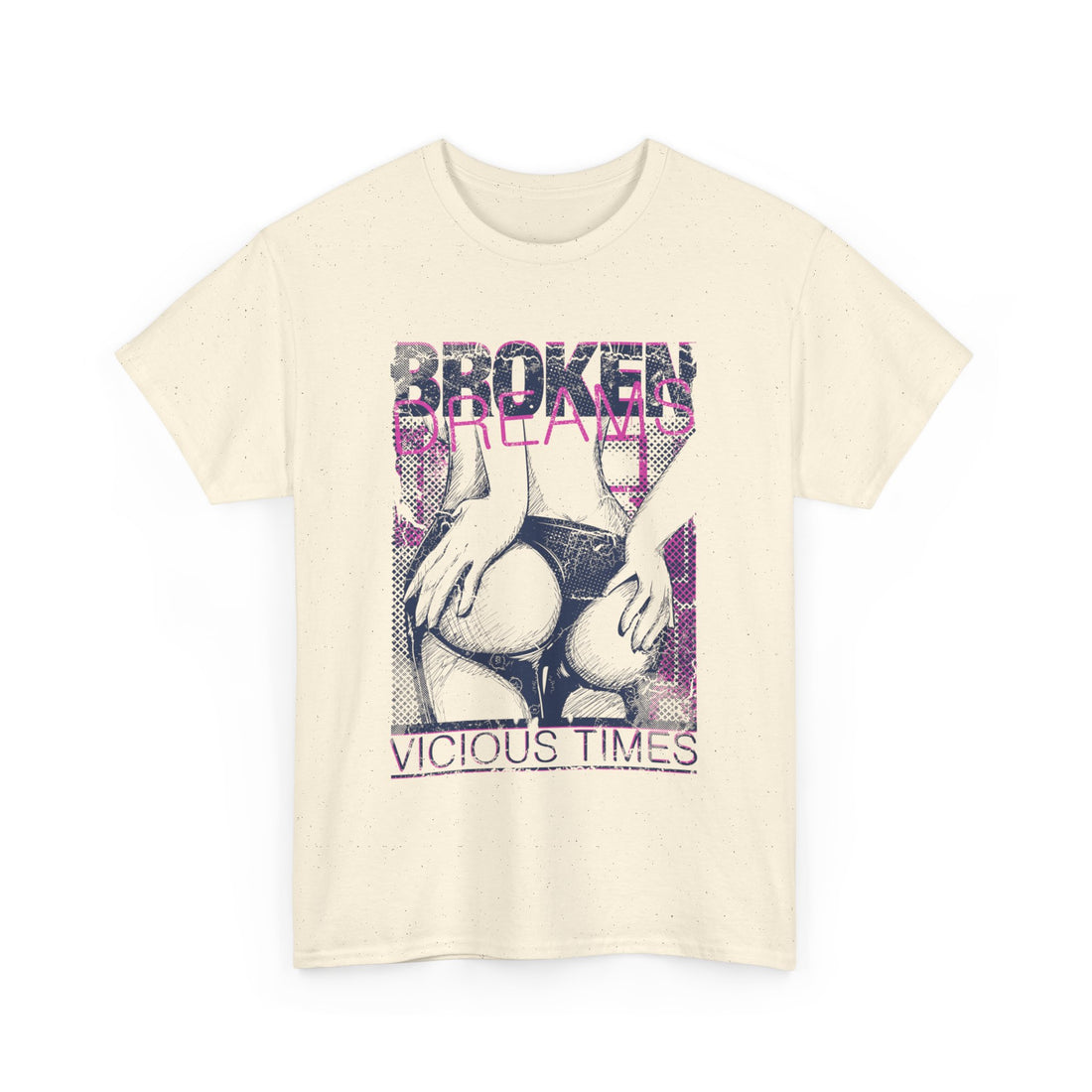 Broken Dreams Vicious Times T-Shirt - Graphic T-Shirt from Tee Utopia