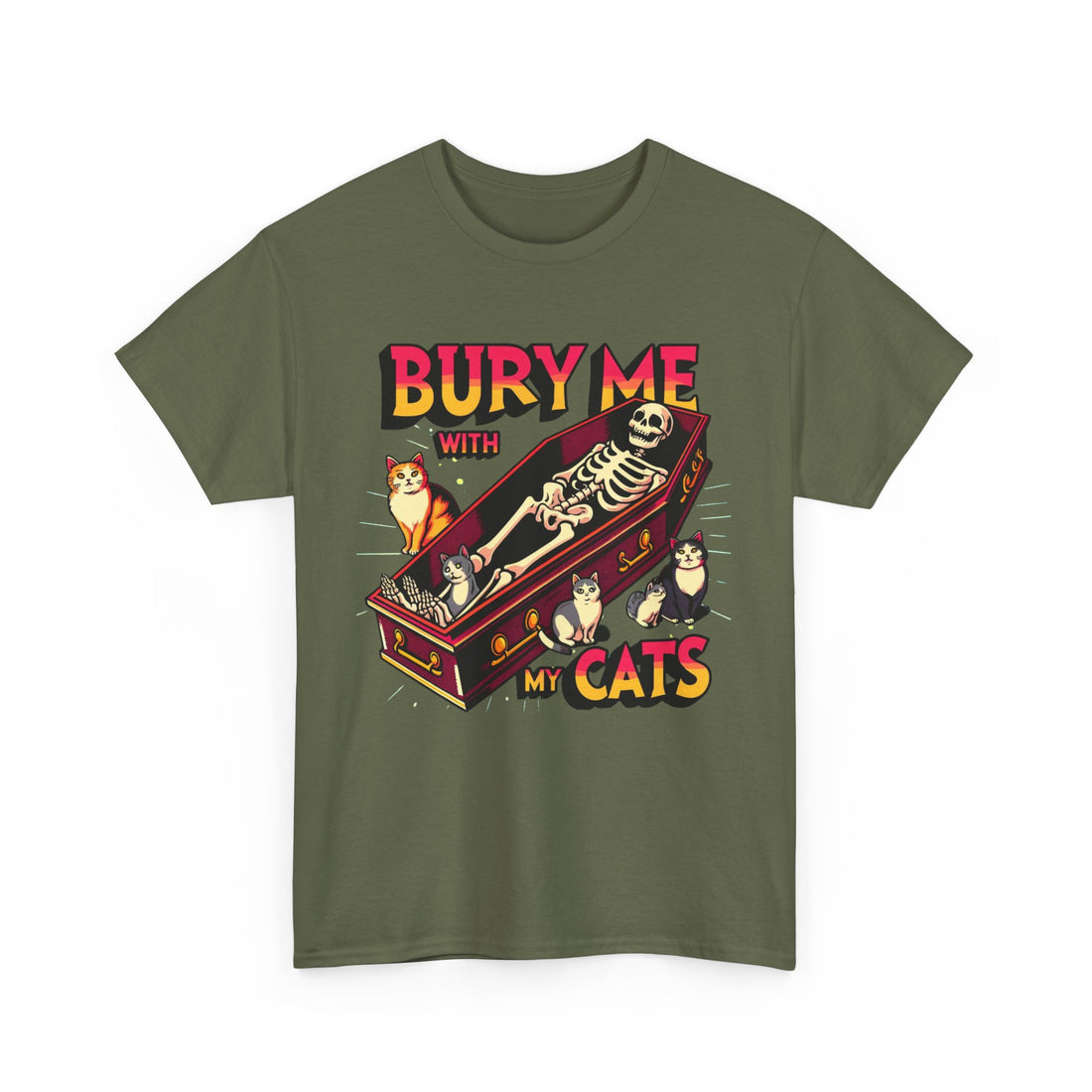 Bury Me With My T-Shirt - Graphic T-Shirt from Tee Utopia