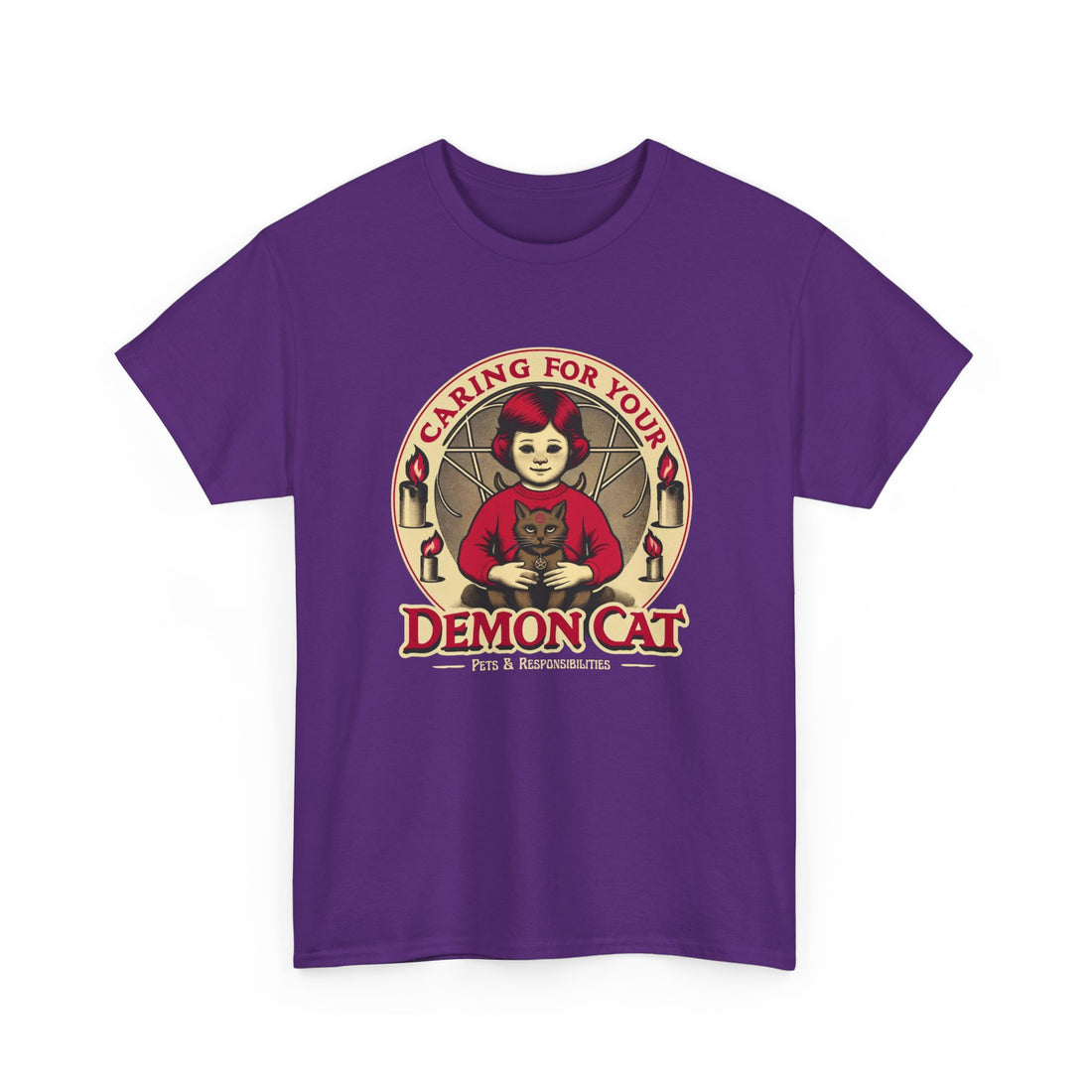 Caring For Your Demon T-Shirt - Graphic T-Shirt from Tee Utopia