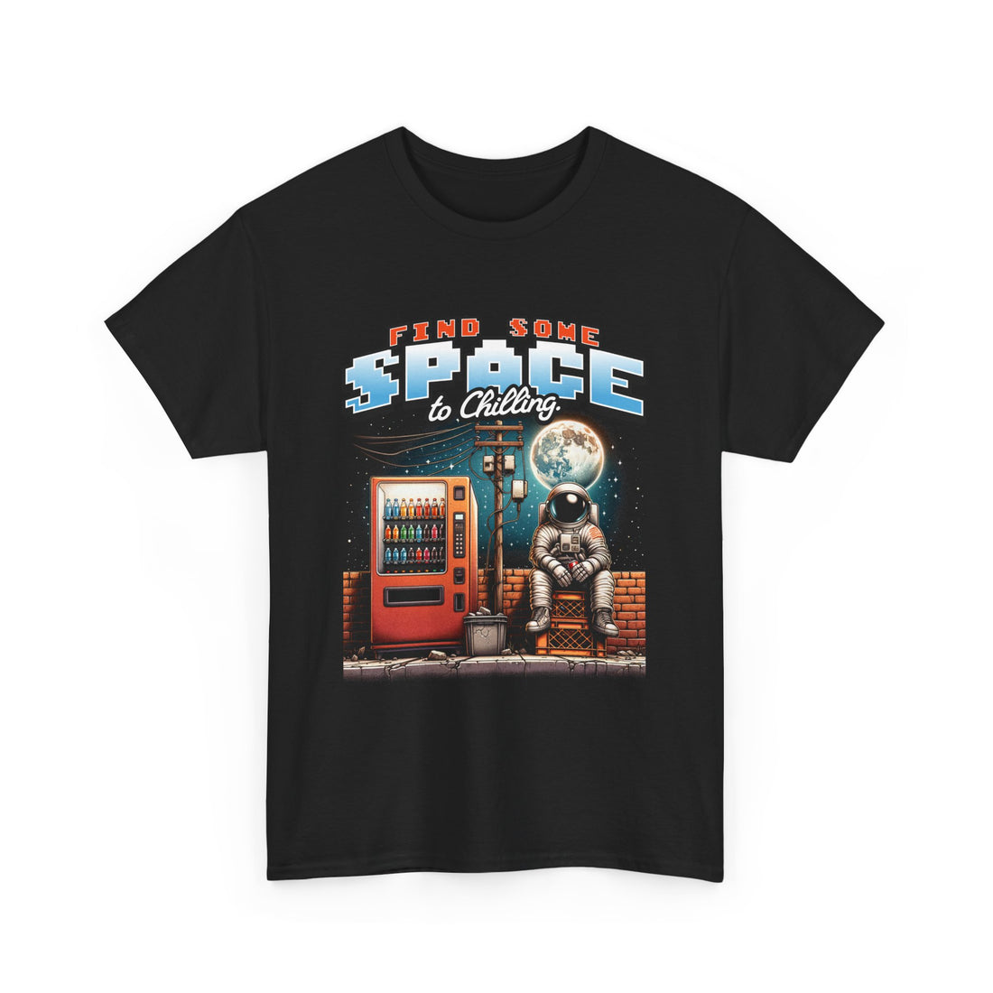 Find Some Space To Chilling T-Shirt - Graphic T-Shirt from Tee Utopia