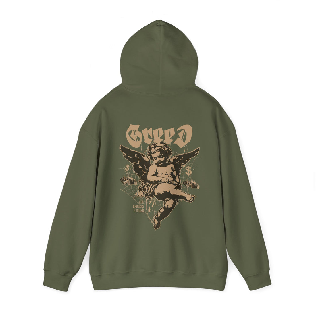 Greed Front and Back Hoodie