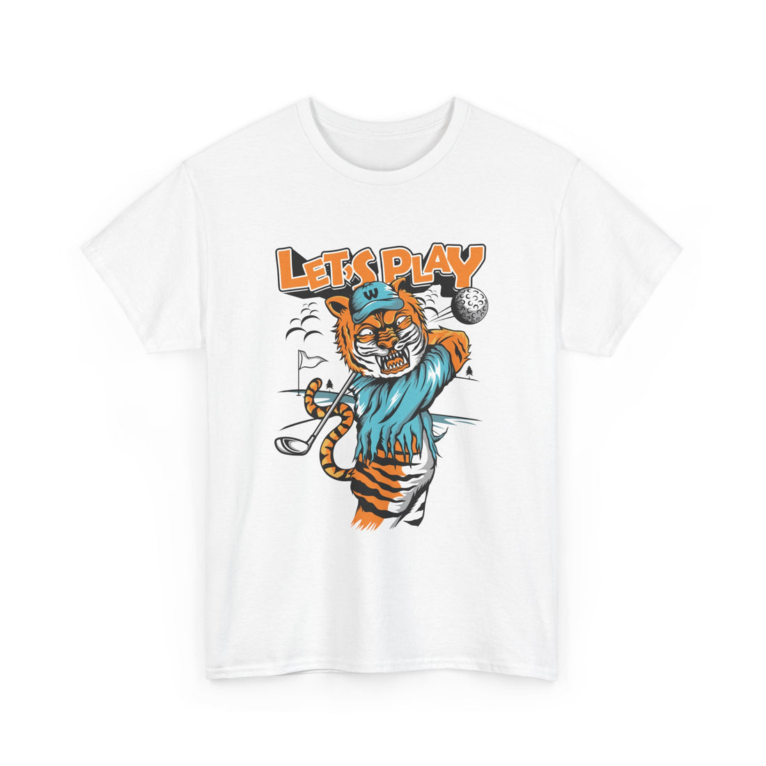 Let's Play Golf T-Shirt - Graphic T-Shirt from Tee Utopia