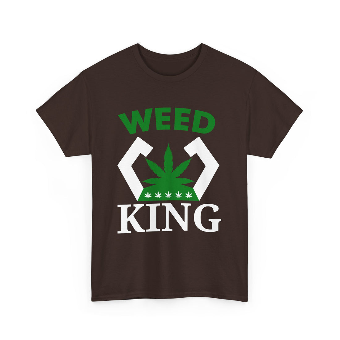 Weed King T-Shirt - Graphic T-Shirt from Tee Utopia