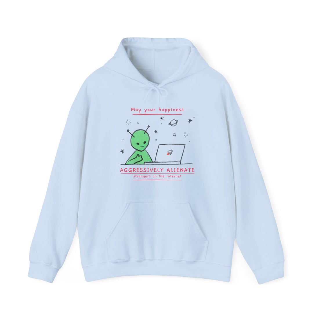 May Your Happiness Hoodie - Graphic Hoodie from Tee Utopia