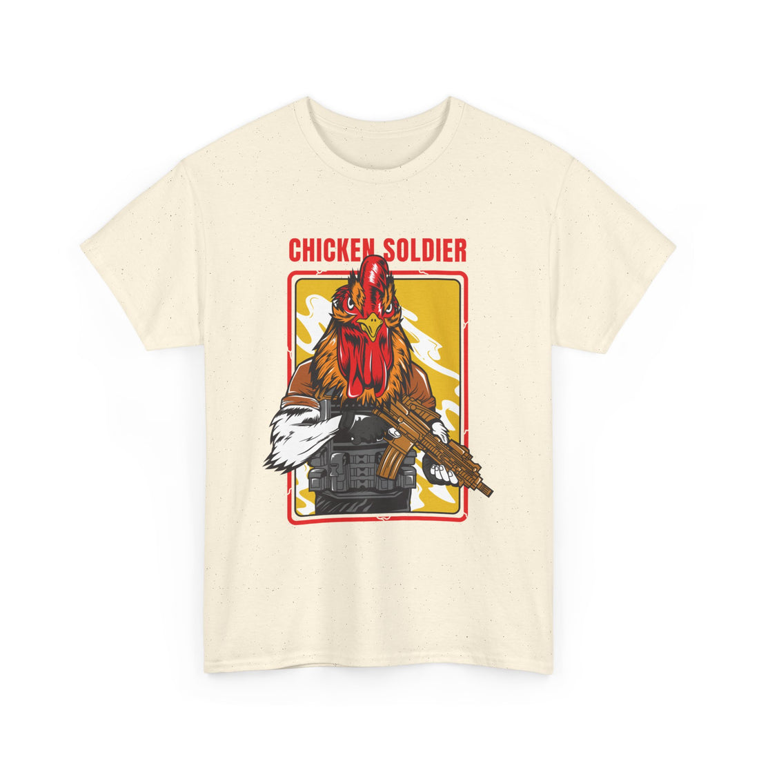 Chicken Soldier T-Shirt - Graphic T-Shirt from Tee Utopia