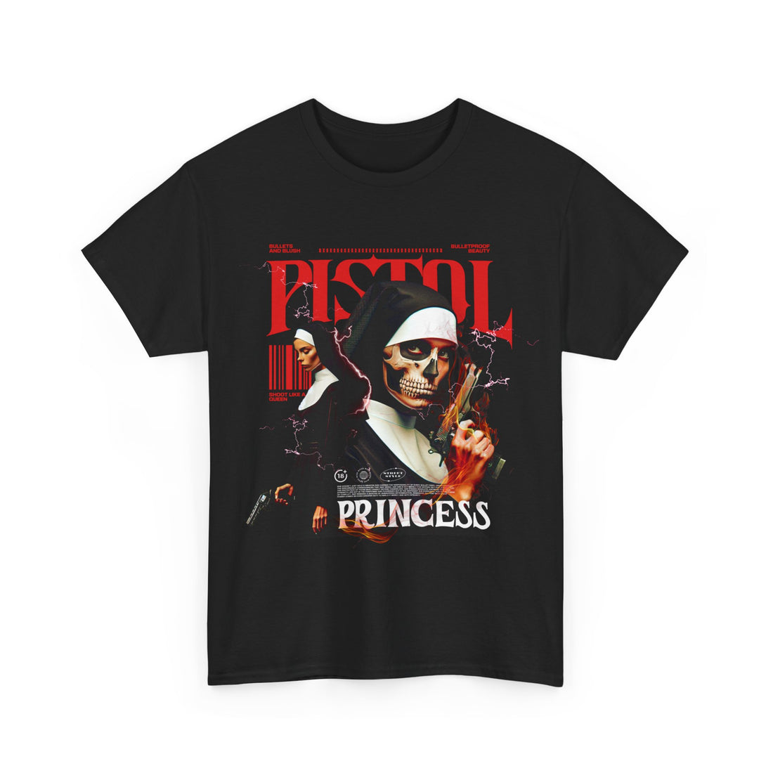 Pistol Princess T-Shirt - Graphic T-Shirt from Tee Utopia