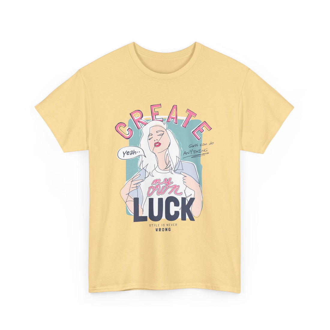 Create My Own Luck T-Shirt - Graphic T-Shirt from Tee Utopia
