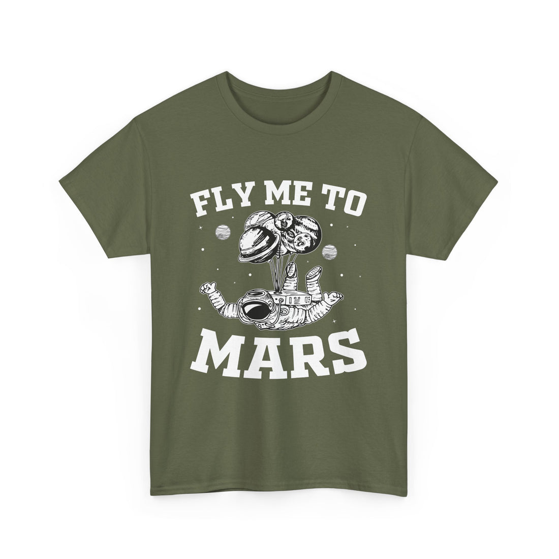 Fly Me To Mars  T-Shirt - Graphic T-Shirt from Tee Utopia