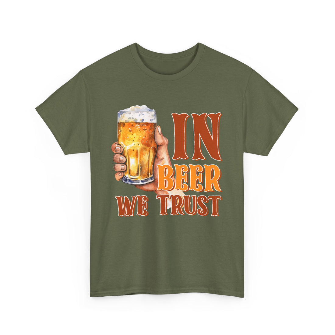 In Beer We Trust  T-Shirt - Graphic T-Shirt from Tee Utopia
