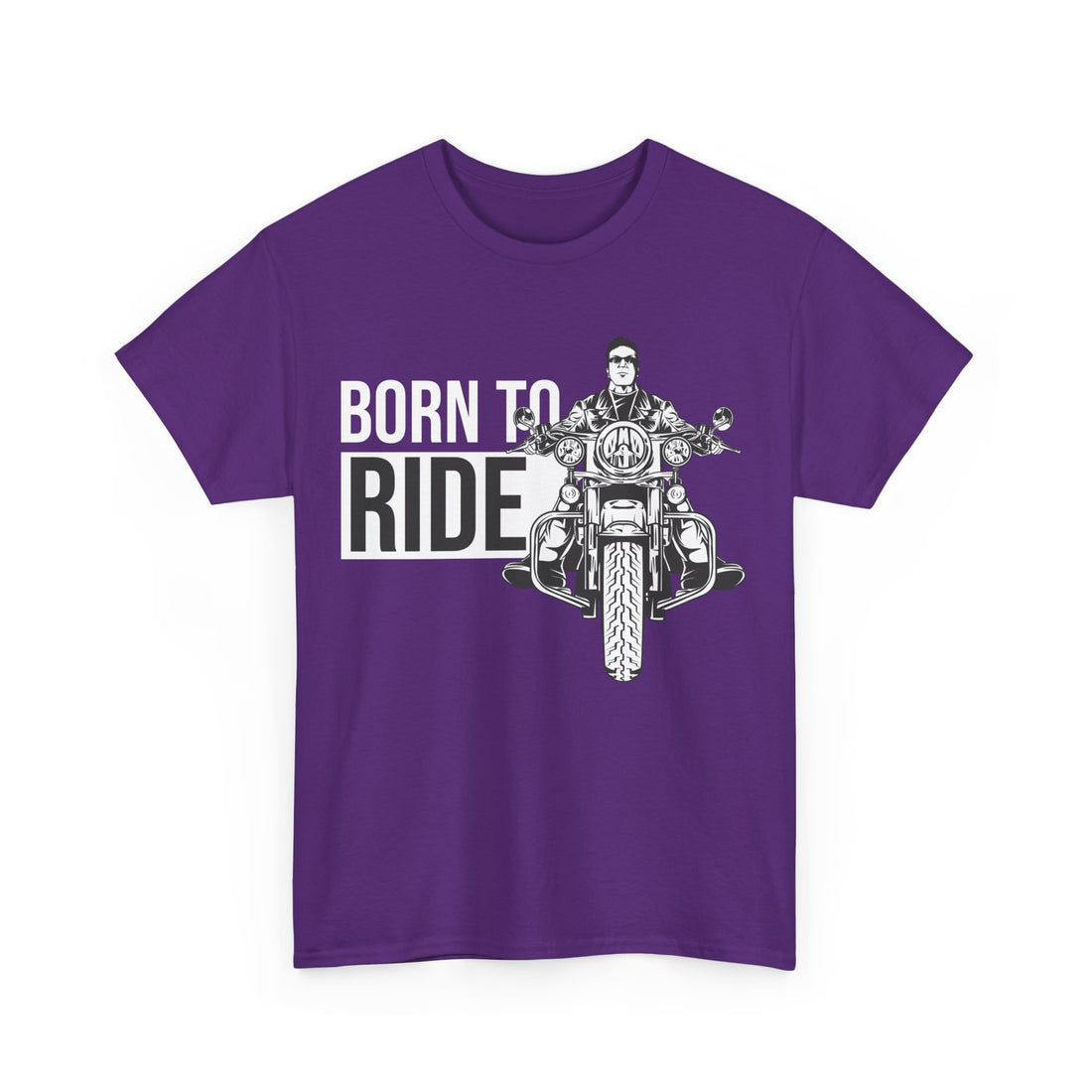 Born To Ride Biker T-Shirt - Graphic T-Shirt from Tee Utopia