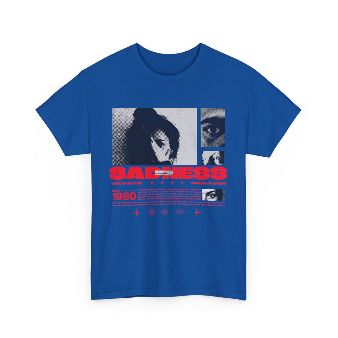Sadness T-Shirt - Graphic T-Shirt from Tee Utopia