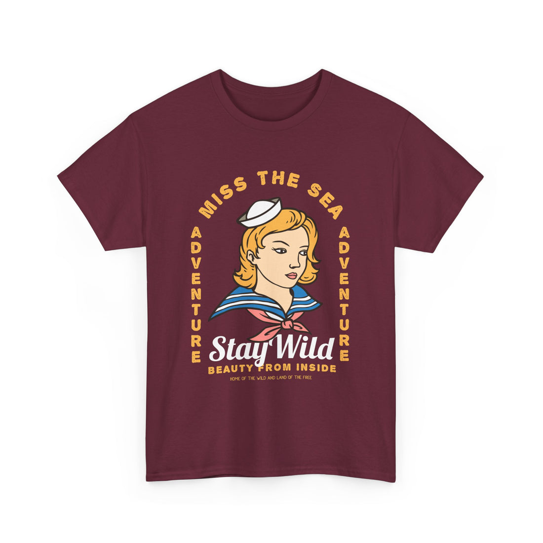 Miss The Sea T-Shirt - Graphic T-Shirt from Tee Utopia