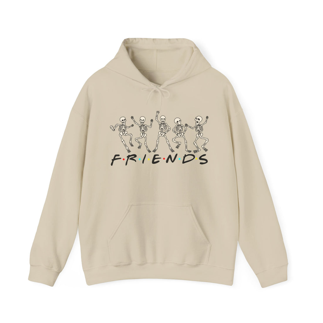 Friends Skeleton Hoodie - Graphic Hoodie from Tee Utopia